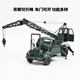 【限量紀念版】吊車(chē)模型擺件1:24解放CA10工程卡車(chē)車(chē)模合金仿真汽車(chē)收藏 解放CA10吊車(chē)
