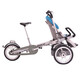 BABY STROLLER 雷亞7系可變形版親子三輪自行車母嬰車騎行帶娃接送代步推車 單座藍(lán)色
