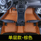 適用于2024款奔馳E300L腳墊E260L E200L E350eL全包圍汽車(chē)腳墊 單層款-棕色