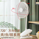 那時(shí)?？沙潆娦★L(fēng)扇夾式壁掛便攜式電扇戶(hù)外可蓄電學(xué)生宿舍風(fēng)扇床頭夾子扇USB小夾扇臺扇車(chē)載可定時(shí)風(fēng)扇 長(cháng)脖充電款