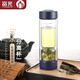 富光茶馬仕茶水分離杯雙層玻璃杯水杯旋轉過(guò)濾泡茶杯商務(wù)禮品定制杯子 靜謐藍（雙層） 318ml