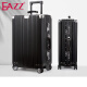 EAZZ【全铝美合金】行李箱男女学生拉杆箱登机箱旅行箱皮箱子 镁铝合金-尊贵黑 24英寸丨性价比