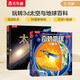 樂樂趣科普立體書：奇妙地球+太空（套裝2冊(cè)）3-6歲兒童科普百科3D立體書  