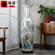泰禧閣景德鎮陶瓷器中式手繪粉彩落地大花瓶擺件客廳插花特大號開(kāi)業(yè)瓷瓶 1.2米手繪源遠流長(cháng)(瓶口描金) 單