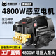 黑貓水手洗車機220v家用插電高壓水槍大功率可調(diào)壓感應(yīng)電機便攜式神器泵頭 4800W 旗艦銅接版 【10米鋼絲管+長水槍】 升級第三代增壓泵頭