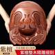 山迪紫檀木木魚(yú)實(shí)木老式大木魚(yú)解壓木魚(yú)打擊樂(lè )器家用靜心音質(zhì)清脆佛堂寺院佛具用品 5英寸紫檀木魚(yú)【送墊子+棒槌】