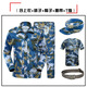 夏季迷彩服全套海藍(lán)數(shù)碼軍訓(xùn)服裝套裝男初高中大學(xué)服薄款棉服 海藍(lán)套裝5件套 180
