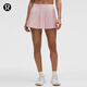 lululemon丨Varsity 女士風(fēng)琴褶高腰網(wǎng)球裙 速干 芯吸 LW8AJYS 朦朧粉 XXS /2