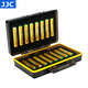JJC 鋰電池收納盒 可收納7號電池 AAA 16節(jié) 保護(hù)電池防水濺防壓防潮防塵 十六節(jié)裝 電池防護(hù)存放盒子 7號電池收納保護(hù)盒 可裝16節(jié)