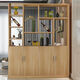 柚韻進(jìn)門(mén)玄關(guān)柜鞋柜一體客廳隔斷酒柜置物柜屏風(fēng)裝飾柜簡(jiǎn)約現代間廳柜 160長(cháng)淺胡桃+淺胡桃四門(mén) 帶貨到樓下包安裝