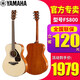 雅馬哈（YAMAHA）雅馬哈吉他FG800單板民謠吉他 初學(xué)者入門電箱彈唱男生女生 FS800原木亮光-原聲款40英寸