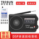 德生（Tecsun） R-305P便攜式收音機老年人 全波段 高靈敏度指針電視伴音FM調(diào)頻中波半導(dǎo)體 黑色標(biāo)配+電池充電器+4節(jié)充電電池