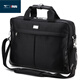 七匹狼電腦包筆記本男手提包單肩斜挎包帆布包商務(wù)出差公文包男包 黑色1 大包 14英寸