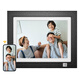 KODAK柯達 978P 數碼相框9.7英寸2K高清電子相冊照片播放器觸摸屏可擺臺掛墻 黑色