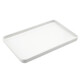 密胺塑料長(cháng)方形托盤(pán)商用酒店蛋糕托盤(pán)家用水杯托盤(pán)茶杯盤(pán)客廳收納盤(pán) 中號白色托盤(pán)33x23x2.2cm