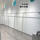 服裝店不銹鋼展示架上墻掛衣桿男女時(shí)裝店貨架衣架子陳列道具 上墻落地架300*170*28cm 加厚拉絲