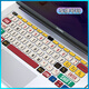 適用于2025款華為電腦MateBook14鍵盤(pán)膜2024款D16筆記本GT14D14X Pro2024款硅膠鍵盤(pán)保護膜彩膜 車(chē)牌號碼-彩繪硅膠鍵盤(pán)膜 華為MateBook 14 2024/2025款