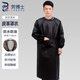 勞博士（LABORS) 皮革罩衣  反穿衣 防水防油服 餐廳水產(chǎn)洗車(chē)店勞保工作服  加厚加大 黑色