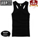 JEEP SPIRIT/吉普男裝工字背心男涼感寬松透氣冰絲舒適純棉緊身夏季健身 黑色 3XL