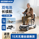 普巴赫老年人折疊代步電動(dòng)車(chē)四輪殘疾人小型代步助力車(chē)可放后備箱上飛機 2、【白色】6.6A*2/雙鋰電/續航32里/可上飛機