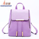 袋鼠（KANGAROO）雙肩包女包2025潮女學(xué)生背包時(shí)尚休閑韓版雙肩包 香芋紫