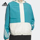 阿迪達斯（adidas）連帽運動(dòng)服跑步訓練休閑夾克外套 IK7638  A/S碼