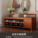 千美居 實(shí)木換鞋凳鞋柜一體簡(jiǎn)約儲(chǔ)物收納柜門(mén)廳長(zhǎng)條凳家用入戶穿鞋凳 艾菲色120*30*50