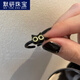 默研（MOYAN）搞怪黑色小貓咪開口戒指女款小眾設(shè)計(jì)情侶閨蜜食指戒氣質(zhì)裝飾指環(huán) A2679-1小黑喵  A24-205