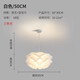 藝標(biāo) 臥室大吊燈現(xiàn)代簡約網(wǎng)紅ins羽毛松果花朵南瓜臥室創(chuàng)意亞克力燈具 A款花朵-50CM直徑 LED18瓦三色光 三色光