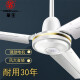 華生吊扇電風(fēng)扇大風(fēng)力靜音家用客廳餐廳工廠宿舍工業(yè)吊扇鐵葉三葉吊扇 升級(jí)款56寸 1.4米直徑