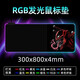 新盟（TECHNOLOGY） 【4毫米】發(fā)光鼠標墊大號LOL游戲電競RGB桌墊電腦筆記本加厚鍵盤(pán)墊超大動(dòng)漫二次元申鶴露西桌墊 毒液死侍發(fā)光大墊【300*800*4mm】