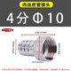韜伊詹304不銹鋼內絲寶塔接頭1分2分3分4分6分內螺紋格林氣管軟水管接頭 【304寶塔】 4分*10mm