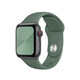 LAZYODD適用蘋(píng)果手表S10表帶Apple watch10/9/8/7/6/5/4/3/SE硅膠運動(dòng)表帶 iwatch ultra透氣液態(tài)硅膠表帶 松林綠色 49/46/45/44/MM 【標準款】