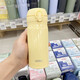 膳魔師（THERMOS）2023新款日本保溫杯男女便攜不銹鋼超輕可愛(ài)水杯子 JNL-356檸檬黃【350ml】-國際版