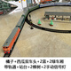 奧樂電動火車玩具軌道套裝東風4B內燃機模型蒸汽綠皮高鐵復興男孩禮物 橘子+綠皮+2藍+2綠車廂+軌道站臺 車廂開門帶燈+充電套裝