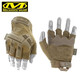 MECHANIX WEAR男士半指手套美國超級技師M-Pact戶(hù)外鎧甲騎行工作垂釣手套 狼棕色 L