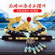 芃久汽車(chē)擺件龍車(chē)載車(chē)內飾品香水車(chē)上高檔新款中控臺裝飾品男汽車(chē)用品 龍騰四?！窘鹕?黑佛珠