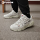 FILA FUSION斐樂(lè )女鞋潮牌文化籃球鞋休閑鞋情侶運動(dòng)鞋斐樂(lè )男女鞋 燕麥色-OM【情侶】 42