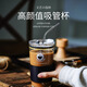 chomu高硼硅無(wú)鉛玻璃杯高顏值水杯家用耐高溫杯子吸管杯冰美式咖啡杯 500ml圓標(biāo)款（贈(zèng)吸管+杯套）
