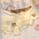 2條裝情侶內(nèi)褲一男一女性感純欲風(fēng)可愛輕奢夫妻內(nèi)衣小熊套裝 723奶黃 2條 S -男L+女M