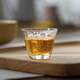 TOYO-SASAKI GLASS【品牌官旗】日本進(jìn)口東洋佐佐木茶杯手工日式錘紋功夫茶具品茗杯 和風(fēng)品茗杯(透明) 80ml