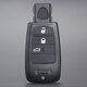 YLSL適用菲亞特菲翔致悅汽車(chē)鑰匙外殼  菲亞特智能卡鑰匙外殼含按鍵皮 整套遙控外殼含按鍵皮+導電片