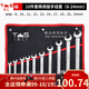 東工兩用扳手組裝工業(yè)級開口梅花扳手汽修兩用扳手大全8-32mm組套 兩用扳手10件套（8-24mm）