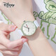 迪士尼（Disney）學(xué)生手表女款考試專(zhuān)用機械初高中生靜音2025款女孩防水生日禮物 清新綠白