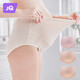 婧麒孕婦內(nèi)褲純棉可調(diào)節(jié)托腹高腰孕婦內(nèi)褲3條裝四季款 XXL碼 jq9001