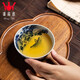 鐘家窯鐘家窯柴窯 景德鎮(zhèn)手工手繪青花重工山水主人杯 帶內(nèi)繪主人杯單杯