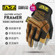 MECHANIX WEAR美國超級技師皮革半指防護戶(hù)外垂釣攝影戰術(shù)工作騎行戰術(shù)手套 皮革色 S