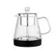宙力不銹鋼高硼硅玻璃茶爐通用小三環(huán)消毒鍋煮杯壺煮茶器配件大全 三環(huán)煮茶器-黑色 1L 3環(huán)煮茶器