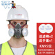 安爽利（ASL）308A防塵口罩防毒面具kn95工業(yè)粉塵防護面罩 噴漆化工角磨電焊裝修打磨透氣 308A防塵+2片濾棉+手套