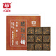 大益 茶葉 普洱茶熟茶 2022年琥珀方磚(60g*4片)240g 磚茶 